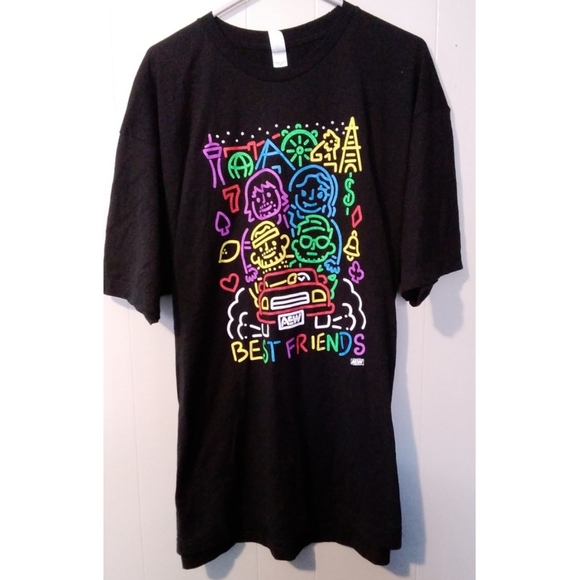 Tultex Other - AEW "Best Friends" Tultex Black Tee | XXL
